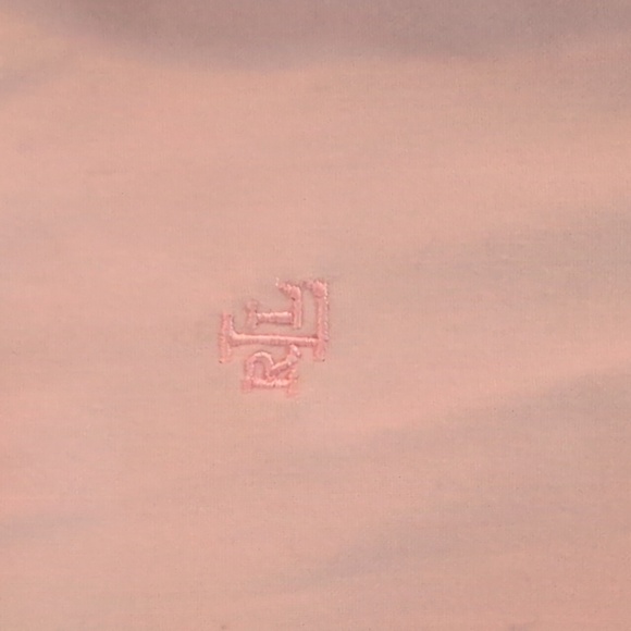 Ralph Lauren non-iron oxford shirt Pink Monogrammed - Picture 3 of 6